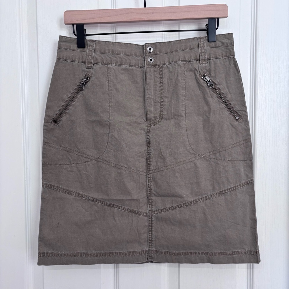 Columbia Khaki Utility Skirt | Women’s Size 8